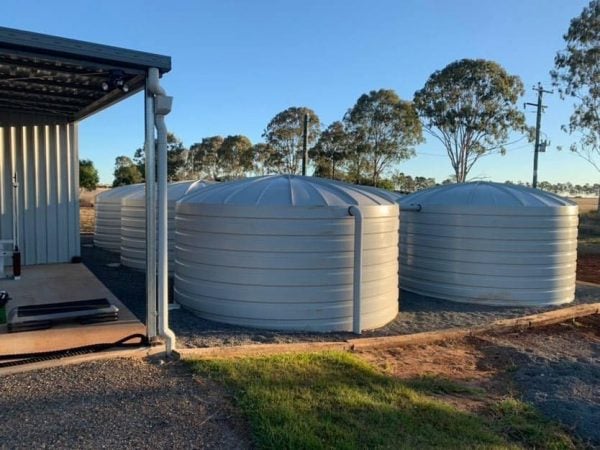 Water Flow 22,500 Litre Round Water Tank